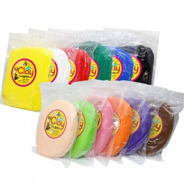 이지클레이 500g 지퍼백 (12종 택1)