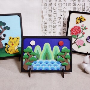 에코키즈 전통 민화 액자만들기(3종 택1)
