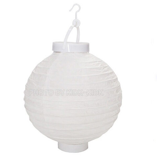 [가을/추석놀이 기획전] LED한지전등 만들기세트(20cm/흰색)