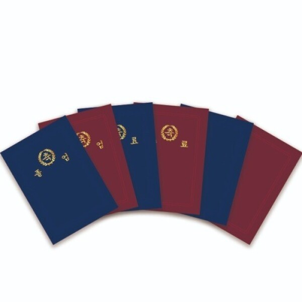 A4 금박 융바인더 5개세트 (6종)