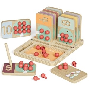 [활동영역별 기획전Ⅰ- 정적 영역] [탑브라이트] 과일나무 열매끼우기 숫자학습