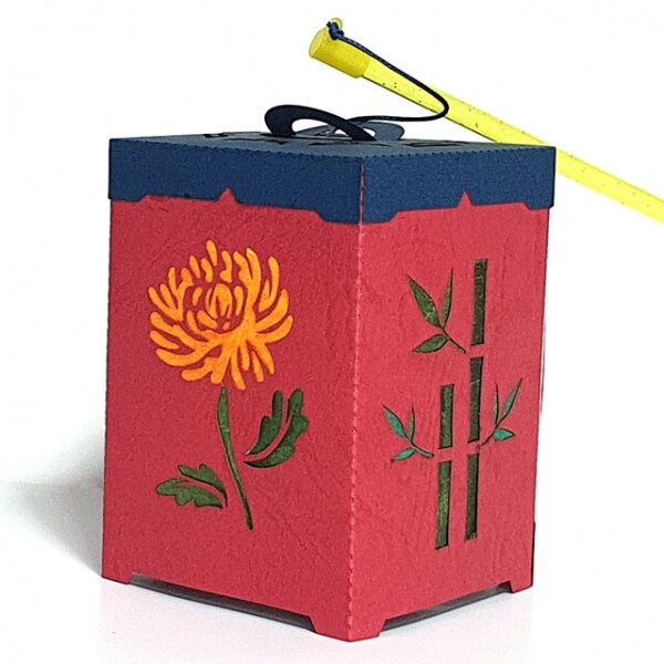  [키즈킹] 투각등 만들기/사군자(LED)