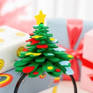 크리스마스/펠트/트리머리띠/MH