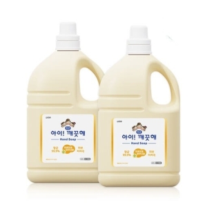 아이깨끗해 향균 폼 핸드솝 순 보송보송 파우더향 4.5L x 2개
