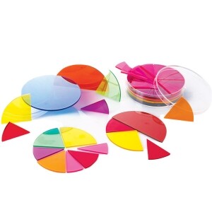 분수놀이 overhead fraction circles