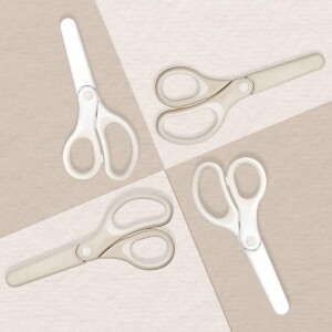 어린이안전가위베이지-오른손or왼손(10개)