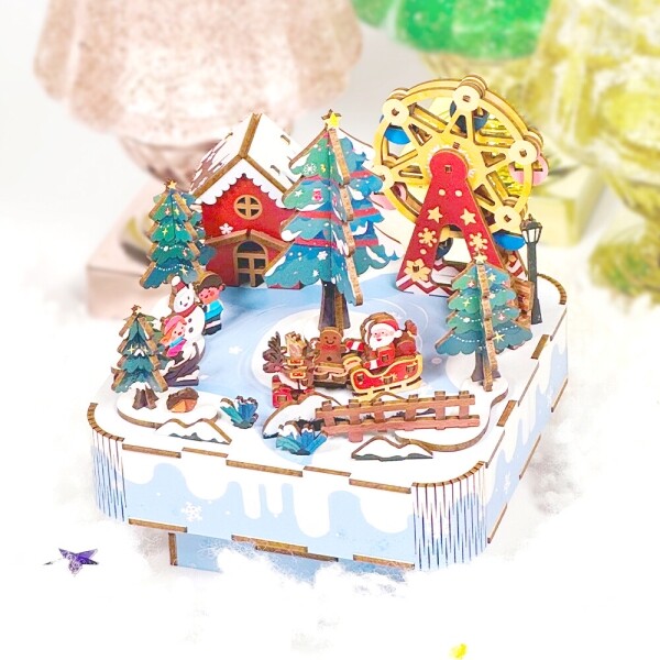 [산타가 준비한 크리스마스 기획전] 3D 입체퍼즐 크리스마스 오르골