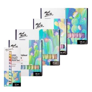 몽마르트 파스텔색상 아크릴물감 세트 36ml