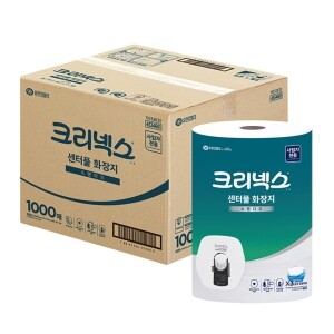 크리넥스 센터풀 점보롤 화장지 1000매 1박스