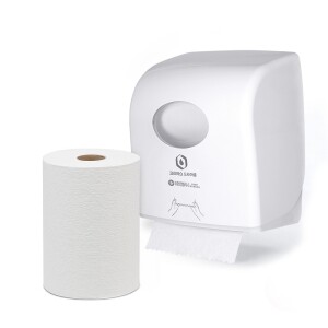 크리넥스 드라이셀 핸드타올 프리미엄 R100 + 전용용기