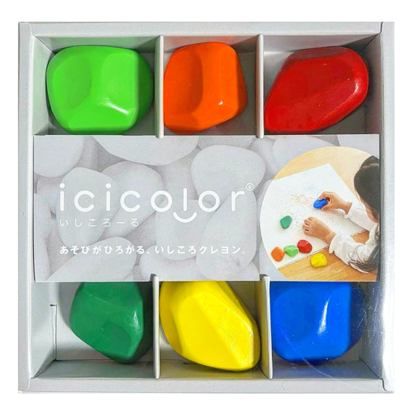 [키즈망고] 우리 아이 첫 크레용 돌크레용 6색 세트