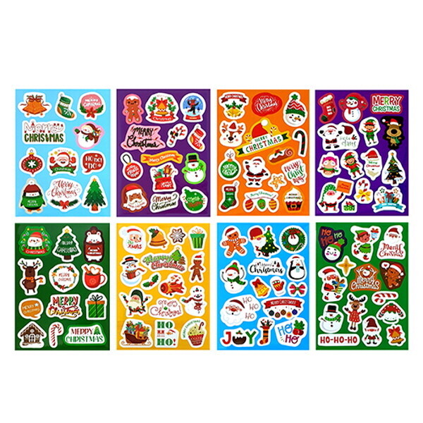 [만들기대장]크리스마스 스티커-랜덤 1개