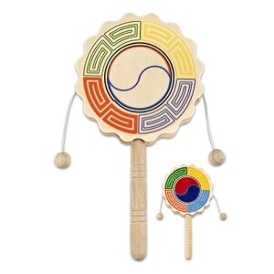 [만들기대장]칼라 흔들이북 전통태극 만들기