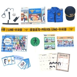 [~6.13 우리동네 기획전][본사]NEW굿에듀직업별역할놀이경찰관
