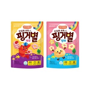 [본사] 아이배냇 핑거별 유아 간식 (2종 선택)