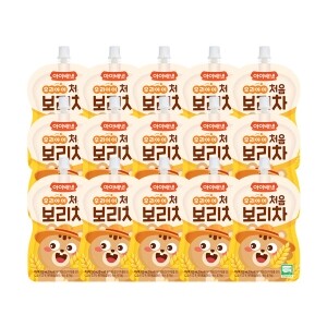 [본사] 아이배냇 처음보리차 100ML x 15개묶음 유아 식품 음료 간식