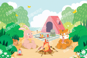 [본사] 캠핑놀이 무대배경