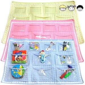 [본사] 뚜바비앙 누빔 3단 헝겊책꽂이(가로)