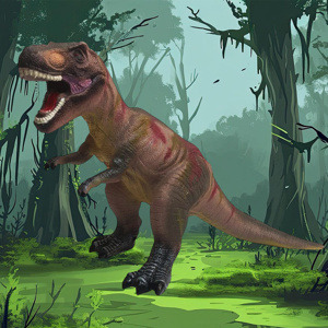 [4월20일 이후 순차발송][본사] 대형 소프트 티라노사우루스/티렉스 공룡 장난감